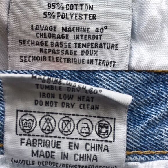 𝅺BOOHOO High Waisted Denim Shorts Cuff Blue 2 - Picture 4 of 4